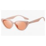 Retro Vintage Narrow Cat Eye Sunglasses for Women Men 90s Small Chic Style Trendy Sunnies 