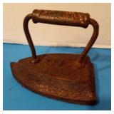 Antique Greenwood No.8 Heavy Cast Iron Flat Clothes Iron