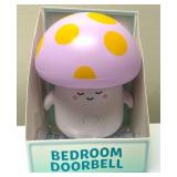 Bullseye Playground Mushroom Bedroom Doorbell-NEW!