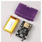 FunnyPlaying GBA USB-C Battery Mod and Cover (PURPLE)-NEW!