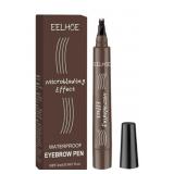 EELHOE Waterproof Eyebrow Pen For Drawing Natural Eyebrows Four-corner Fork Eyebrow Pencil Sweatproo