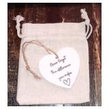 Plastic Heart Ornament/Charm 2 1/4" x 2 1/4"