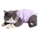 Cat Surgery Recovery Suit Cat Onesie for Cats After Surgery Spay Surgical Abdominal Wound Skin Disea