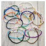 Set of 16 Taylor Swift Friendship Bracelets, ERAS Tour Bracelet, Swiftie Trading Jewelry, TS Album J