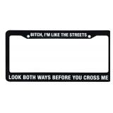 About Face Designs Cross Me License Plate Frame Lap Desk