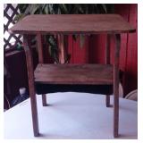 Antique 19th Century Primitive Hutch Dining Table