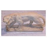 Vintage Resin Tiger Sculpture/Neo-Classical/Vintage Modern