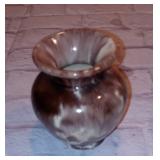 Vintage Jasba Keramik Mini Vase Jaspatina Brown Drip Glaze- 3"