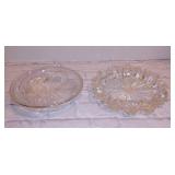 Lot of 2 Vintage Glass Pieces