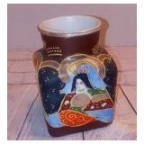 Vintage Japanese Moriage Hand painted Vase