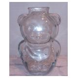 Glass Collectible Bear Piggy Bank