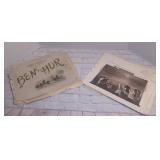 Antique Ben-Hur Souvenir Album 1900 Edwardian Theater Album Vintage Theater Program