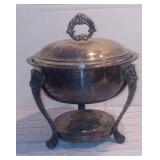 Vintage English Silver Mfg. corp. Chafing 9" Dish