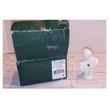 Vintage Snowbabies Extra Special Delivery -October Rose Zircon