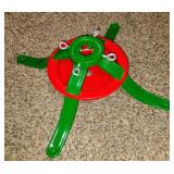 21" Red/Green metal 4-Legged Christmas Tree Stand