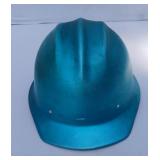 Vintage Blue Aluminum Hard Hat