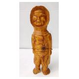 Vintage Hand Carved Wooden Statue