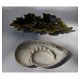 Lot of 2 Vintage Ceramic Ash Trays