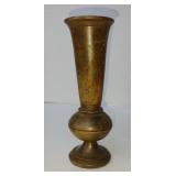 Vintage Carved Wooden Bud Vase