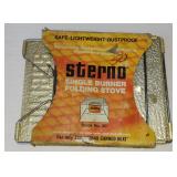 Vintage Sterno Single Burner Folding Stove No.30 Camping Hiking Emergency’s