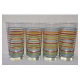 Set Of 4 Santa Fe Highball Glasses