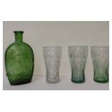 4PC Vintage Lot-Coke Bottles