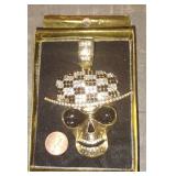 Rhinestone Embellished Jewelry Pendant in Box