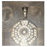 Rhinestone Embellished Jewelry Pendant