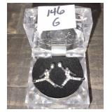 New/Old Stock Embellished Post Earrings-