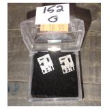 New/Old Stock Embellished Post Earrings