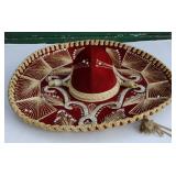Vintage Large Fancy Vintage Mexican Sombrero Hat