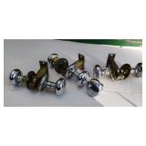 Vintage Lot of Silver Chrome Finish Door Knobs