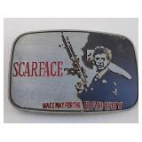 Belt Buckle Metal Scarface Tony Montana Al Pacino Make Way For The Bad Guy