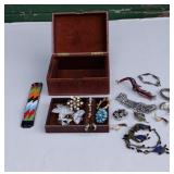 Vintage Jewelry Lot with Box