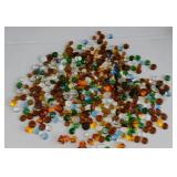 Huge Lot of Vintage Multicolored Glass Rocks/Beads