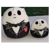 Lot of 2(TWO) Jack Skellington Squismallows
