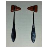 2 Vintage Medical Knee Percussion Reflex