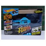 Hot Wheels Remote Control Terrain Twister Use In Water, Land, And Snow-BLUE