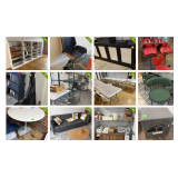 School furniture and supplies, musical instruments, audio/visual, art, science, sporting goods, food