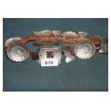 SILVER CONCHO BELT $1,200.00