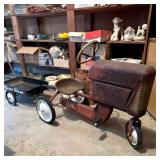 Vintage kids ridding mower