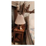 OAK END TABLE