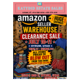 Amazon Seller Warehouse Clearance Sale - Hyrum, Utah
