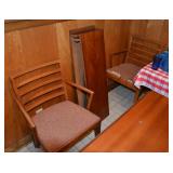 Chairs are solid - just need new seat covers