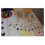 Tie tacks, lapel pins