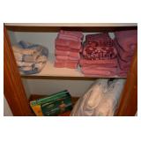 Bath towels, pillows