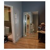 Lg Framed Mirror w/ Mirrored Frame
