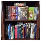 VHS, DVDs, CDs, Books