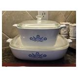 Cornflower Corningware
