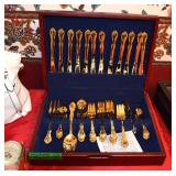 Electroplated Gold Stainless Set